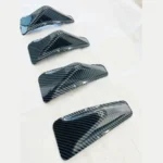 Fits 2015-2021 Subaru WRX STI 4th Sedan Rear Diffuser Shark Fins (Carbon Fiber Print) - Image 2
