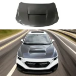 Fits 2022-2025 Subaru WRX Double Side Real Carbon Fiber Front Engine Hood