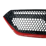 Fits 2022-2025 Subaru WRX STI Gloss Red Front Bumper Grill Honeycomb Grille - Image 5