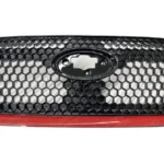 Fits 2022-2025 Subaru WRX STI Gloss Red Front Bumper Grill Honeycomb Grille - Image 2