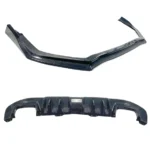 Real Carbon Fiber Front Splitter & Rear Diffusers Fits 2015-2021 Subaru WRX STI Impreza - Image 3