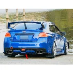 Fits 2015-2021 Subaru WRX STI Black Rear Bumper Lip Diffuser - Image 3