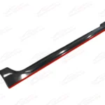 Fits for 15-21 Subaru WRX STI Black JDM Style Side Skirts Body Kit w/ Red Trims - Image 5
