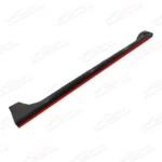 Fits for 15-21 Subaru WRX STI Black JDM Style Side Skirts Body Kit w/ Red Trims - Image 2
