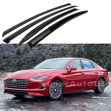 For Hyundai Sonata 2020 up Out-Channel Vent Window Visors Rain Sun Wind Guards Shade Deflectors