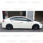 For Honda Civic Hatchback 2022-2025 Window Visors Vent Sun Wind Rain Guards Shade Deflectors - Image 2