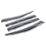 Fit 2013-2017 Honda Accord 9TH GEN Clip-On Chrome Trim Vent Window Visors Rain Sun Wind Guards Shade Deflectors - Image 2