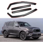 In-Channel Rain Guards Window Visors Vent Deflectors For 2014-2024 Infiniti QX80 - Image 7