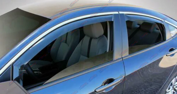 Fit 2016-2022 Acura ILX In-Channel Rain Guard Side Window Visor Vent Deflectors - Image 7