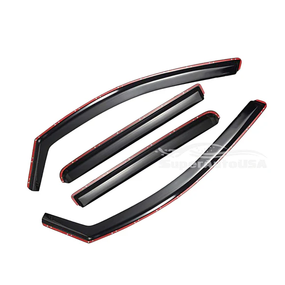 Fit 2016-2022 Acura ILX In-Channel Rain Guard Side Window Visor Vent Deflectors - Image 6