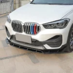 Fits 2016-2022 BMW X1 F48 Gloss Black Front Bumper Lip Splitter Spoiler Body Kit - Image 7