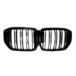 For 2024-25 BMW X5 G05 LCI M Sport Professional Style Gloss Black Shadow Line Front ornamental Grille - Image 3