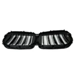 For 2024-25 BMW X5 G05 LCI M Sport Professional Style Gloss Black Shadow Line Front ornamental Grille - Image 5