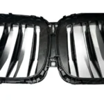 For 2024-25 BMW X5 G05 LCI M Sport Professional Style Gloss Black Shadow Line Front ornamental Grille - Image 2