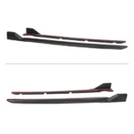 Body Side Skirts Lip Splitter ABS Glossy Black Fits BMW G05 X5 M Sport 2019-2024 - Image 4