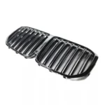 Fits BMW X7 SUV 2019-2022 Gloss Black M Sport Style Front Kidney Ornamental Grill Grille - Image 11