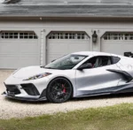 Real Carbon Fiber ZR1 Style Front Splitter Lip Spoiler Fits 2020-2025 Chevrolet Corvette C8 - Image 5
