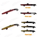 For 2018-2022 Honda Accord Rear Bumper Reflector LED Lights - Image 2