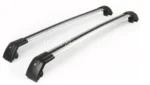Fit 2010-2021 BMW X1 Black and sliver Baggage Luggage Cross Bar Crossbar - Image 2