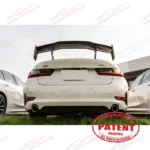 For 2006-23 BMW 3 Series CS GTS M Style Glossy Black Rear Trunk Spoiler Wing - Image 3