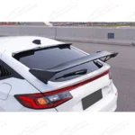 Fits Honda Civic 2022-Up Hatchback Gloss Black Type R Style Rear Spoiler Wing - Image 5