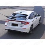 Fits Honda Civic 2022-Up Hatchback Gloss Black Type R Style Rear Spoiler Wing - Image 2