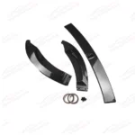 Fits 2015-2020 BMW F80 M3 F82 F83 M4 CS Style Front Bumper Lip Spoiler (Glossy Black) - Image 4