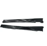 JDM PU Black Side Skirts extension Lips Fits 2001-2007 Mitsubishi Lancer Evolution 7 8 9 - Image 7