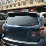 Fits 2014-2018 Subaru Forester Wind Sun Glossy Black ABS Rear Roof Spoiler Wing - Image 11