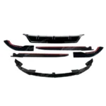 For 2024-2025 BMW G05 X5 LCI Front Lip Rear Diffuser Side Skirts Gloss Black Body Kit - Image 8