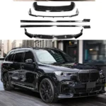 Fits For 2019-2022 BMW G07 X7 LCI Gloss Black M Performance Style Full Body Kit Set
