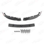 For BMW 5 Series G30 2017-2020 MP Style Front Bumper Spoiler Lip Carbon Fiber - Image 2