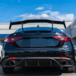 For 2017-2023 Alfa Romeo Giulia GTA Style Glossy Black Rear Trunk Spoiler Wing - Image 3