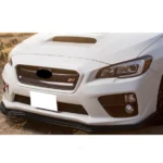 Fits 2015-2021 Subaru WRX STI Front Bumper Lip Spoiler (Gloss Black) - Image 5