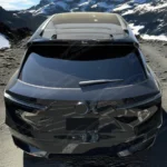 For 2022-2025 BMW iX Performance Sport Style Gloss Black Rear Roof Spoiler Wing - Image 7