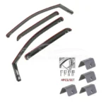 Fit 2014-2017 INFINITI Q50 In-Channel Vent Window Visors Rain Sun Wind Guards Shade Deflectors - Image 5