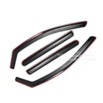 Fit 2021-2024 Nissan Rogue In-Channel Vent Window Visors Rain Sun Wind Guards Shade Deflectors - Image 2