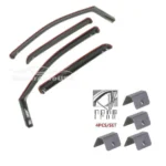 Fit 2021-2024 Nissan Rogue In-Channel Vent Window Visors Rain Sun Wind Guards Shade Deflectors - Image 5
