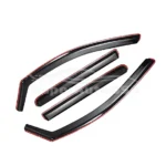 Fits 2019-2024 Ram 1500 Classic Crew Cab In-Channel Vent Window Visors Rain Guards Shade Deflectors - Image 6