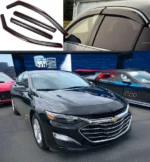 In-Channel Rain Guard Window Visors For 2019-2024 Chevrolet Malibu