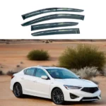 Fits Acura ILX 2013-2024 Carbon Fiber Trim Window Vent Visor Sun Guard Deflector