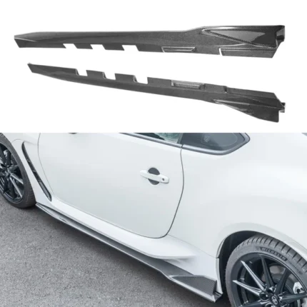 Fits Toyota GR86 2022-24 Carbon Fiber JDM Racing Style Body Kit Side Skirts