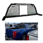 For Ford Ranger Truck LED Bar Adjustable Reinforced Steel Roll Bar Headache Rack