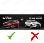 Fit 2021-2024 Nissan Rogue In-Channel Vent Window Visors Rain Sun Wind Guards Shade Deflectors - Image 3