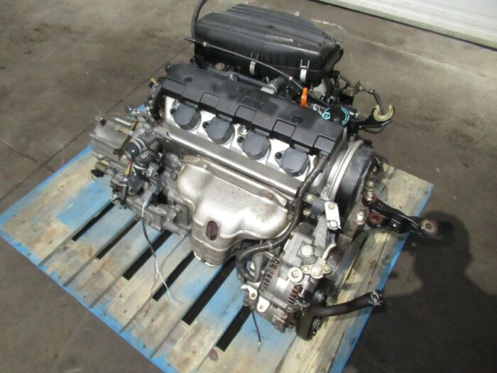 2001 2005 Honda Civic 4Cyl 1.7L VTEC Engine With Automatic Transmission JDM D17A - Image 1
