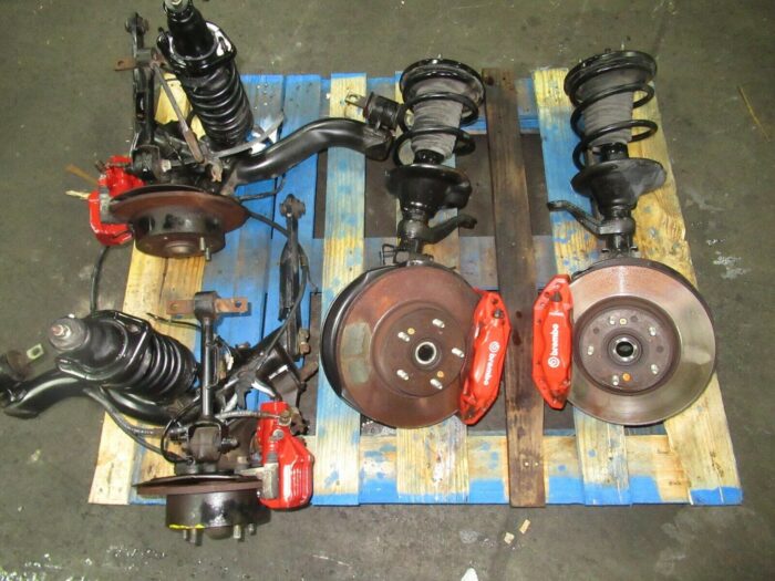 JDM 2002 2006 Honda Acura RSX Type-R DC5 Brembo Brakes Calipers 5x114.3 Hubs Arm - Image 1