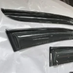 Fits Acura MDX 2022-24 Carbon Fiber Print Trims Sun Rain Guards Window Visors - Image 3