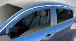 Fits 2018-2023 Rio Hatchback In-Channel Vent Window Visors Rain Sun Wind Guards Shade Deflectors - Image 3