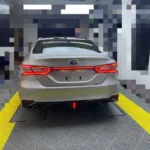 Fit For 2018-2023 Toyota Camry LE XLE Rear Bumper Lower Diffuser Spoiler with LED Light (Gloss Black) - Image 9