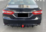 Fit For 2018-2023 Toyota Camry LE XLE Rear Bumper Lower Diffuser Spoiler with LED Light (Gloss Black) - Image 2